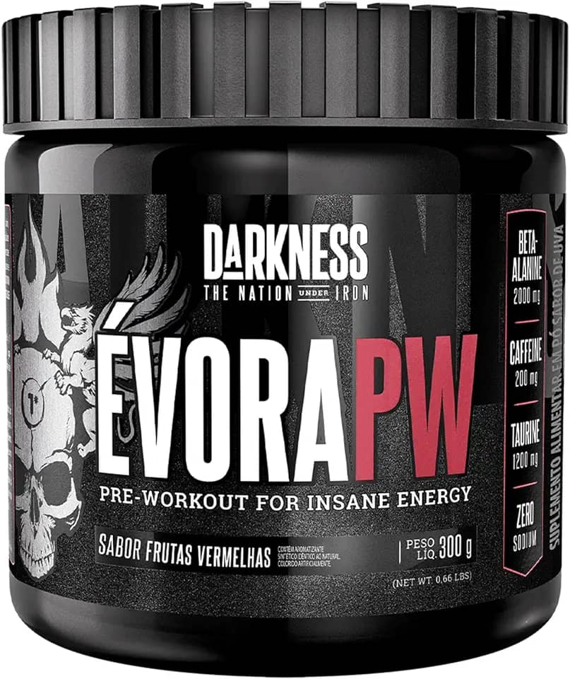 Darkness - Pré Treino Évora PW - Frutas Vermelhas - 300g