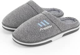 Chinelos Quentes de Pelúcia para Homens com Solado Antiderrapante - Super Confortáveis e Duráveis, Presente Aconchegante para Homens, Pai e Namorado