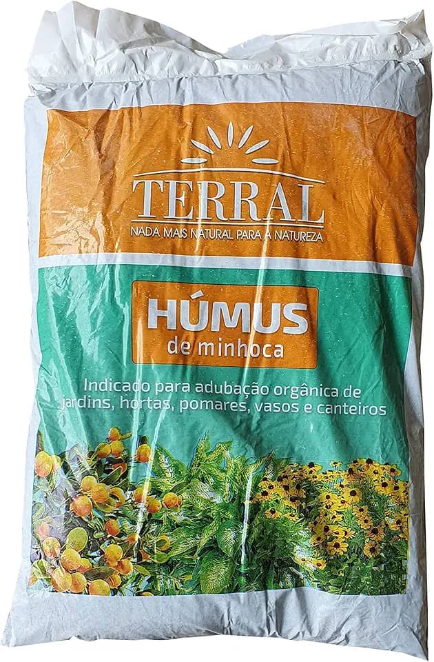 Húmus De Minhoca Adubo 3kg Terral