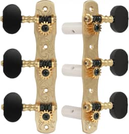 Gotoh Afinadores de violão clássicos, com botões ébano