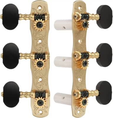 Gotoh Afinadores de violão clássicos, com botões ébano