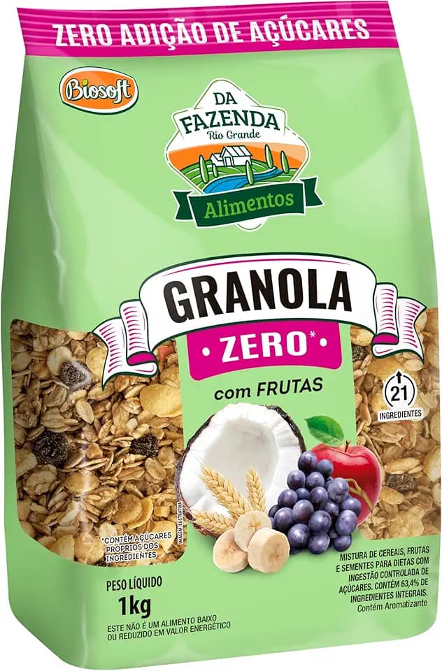 BIOSOFT Granola Frutas Zero 1Kg