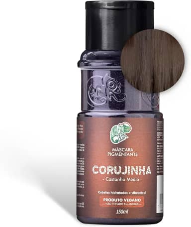 Kamaleão Color – Máscara Pigmentante Semi-Permanente, Corujinha - Cores Vibrantes e Hidratação Intensa – Low Poo, Vegano, Cruelty Free – 150ml