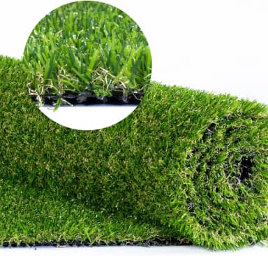 Grama Sintética 20mm Bicolor Soft Semelhante Natural - Por m2 (5m² - (2m x 2,50m))