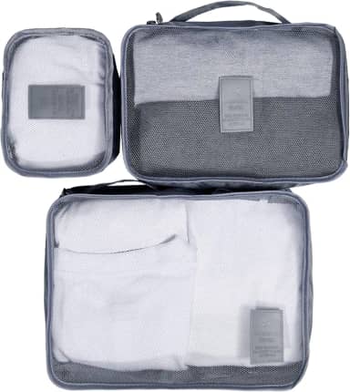 Organizador de Viagem Cinza - Trip Organizer 3un