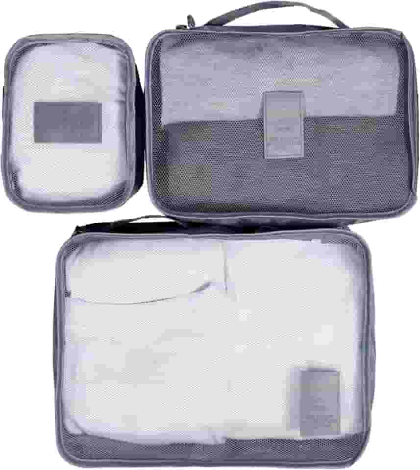 Organizador de Viagem Cinza - Trip Organizer 3un