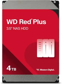 HDD WD RED PLUS 4 TB NAS PARA SERVIDOR 24X7 - WD40EFPX