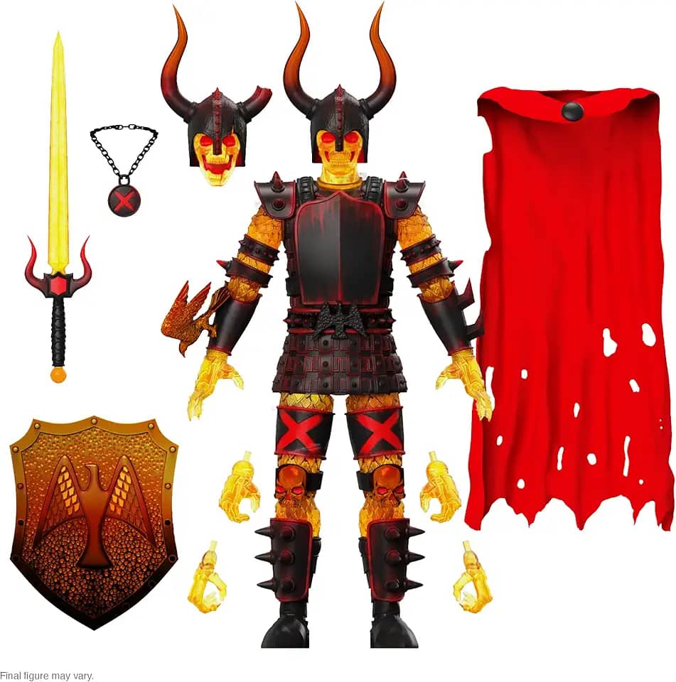 Super7 ULTIMATES! The Worst Black Falcon (Hellfire) - 7' The Worst Action Figure with Accessories Collectibles and Retro Toys