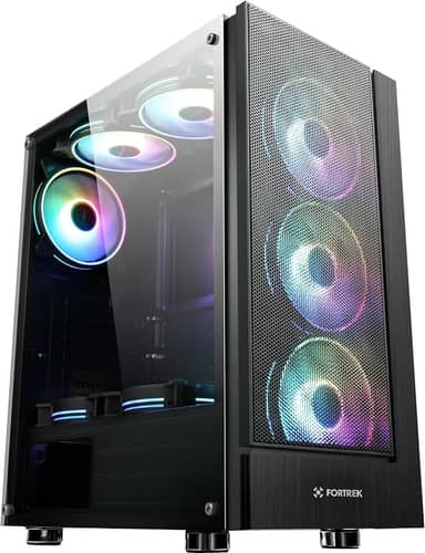Gabinete Gamer Cruiser Mid Tower Preto RGB Fortrek