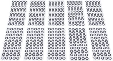 Revopoint Marcadores de digitalização 3D de 6,0 mm para scanners 3D, pontos de rastreamento 3D, adesivos de ponto de referência, marcadores difusos (500 pontos)