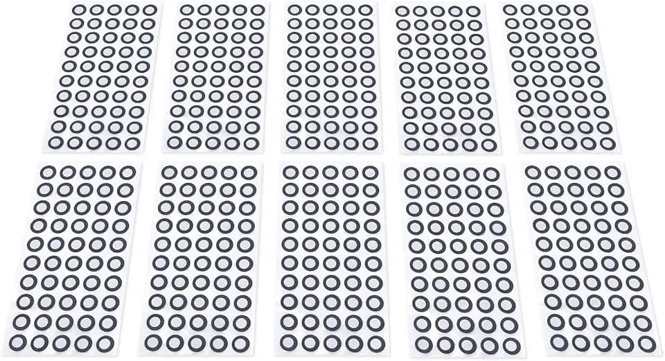 Revopoint Marcadores de digitalização 3D de 6,0 mm para scanners 3D, pontos de rastreamento 3D, adesivos de ponto de referência, marcadores difusos (500 pontos)