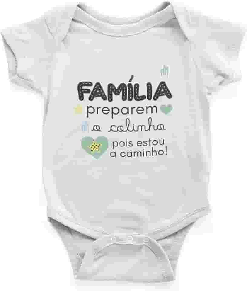 Body de Bebê Família Preparem O Colinho Estou A Caminho