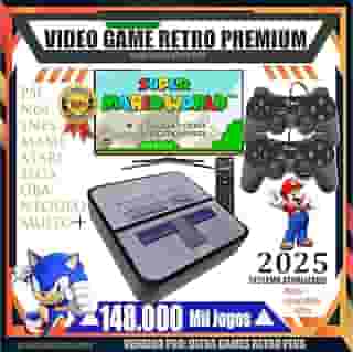 Video Game Retro Premium + 40.000 Mil jogos + Controles + Multijogos Classicos