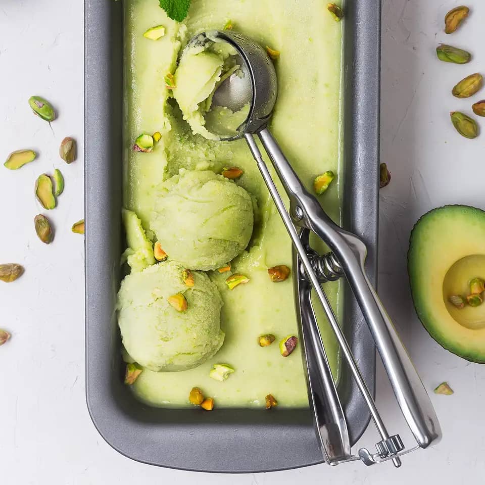 Colher de sorvete de aço inoxidável - 60 mm