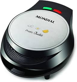 Omeleteira Elétrica, Mondial, Preto/Inox, 1000W, 220V - OM-01