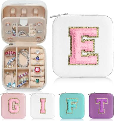Parima Presentes de professores para mulheres – Presentes de agradecimento de professores para amigos viagem indispensável organizador de joias | Caixa de joias de viagem | Presentes de formatura para