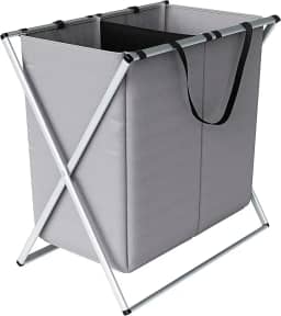 Euro Home - Organizador dobrável de Roupas Sujas com 2 Compartimentos - ORG0693