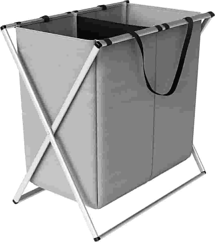 Euro Home - Organizador dobrável de Roupas Sujas com 2 Compartimentos - ORG0693