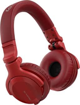 Pioneer DJ HDJ-CUE1BT Fone de ouvido Bluetooth para DJ – Vermelho