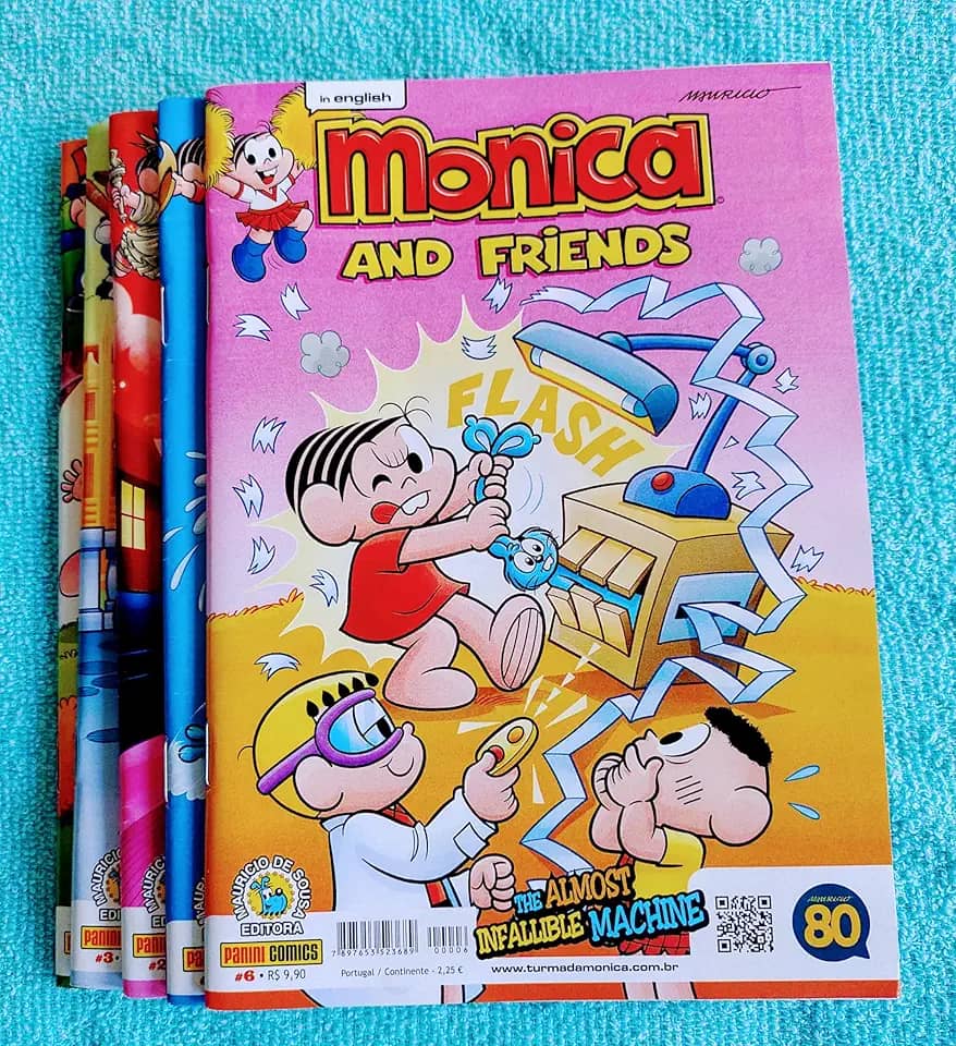 Kit Gibi Turma da Monica inglês com 5 (Unidades) - Sem Repetições