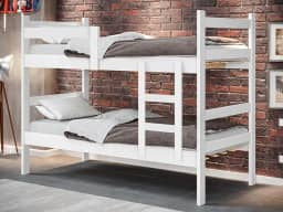 Beliche Solteiro Gabrielli 100% Mdf C/Escada - Vira 2 Camas Solteiro P/Colchão 188x88 - Super Reforçada