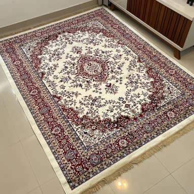 Tapete Sala Persa Belga Turco Luxo 2,00x2,50 M Importado Clássico Franja (Modelo 2)