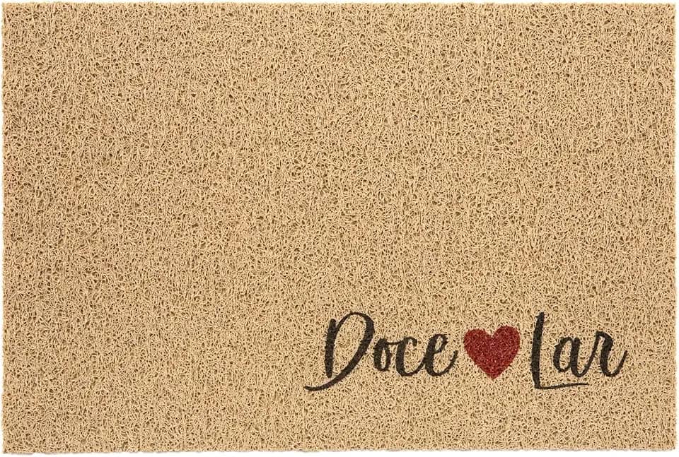 Capacho Vinil Super Print Doce Lar 40cmx60cm Kapazi