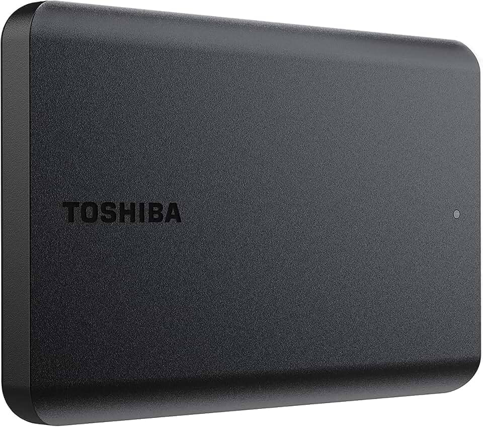 HD Externo Toshiba 1TB Canvio Basics Preto HDTB510XK3AA