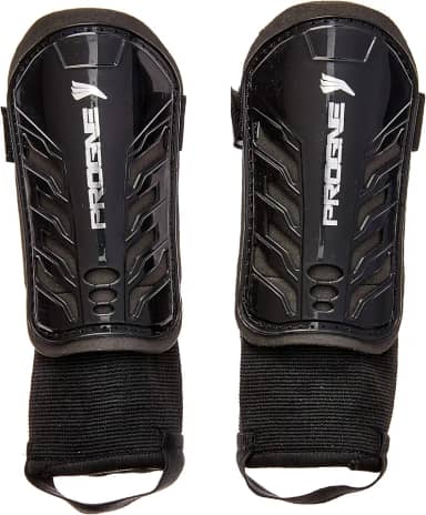 Caneleira Futebol Futsal Society Baby Com Tornozeleira - Preta - Par