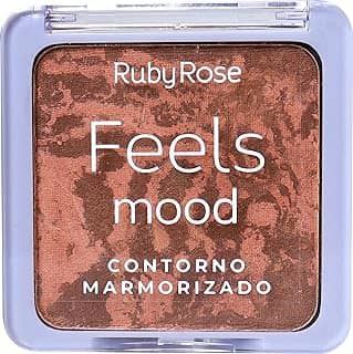 Paleta De Contorno Marmorizado Feels Mood Medium HB7527M Ruby Rose