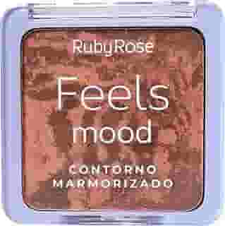 Paleta De Contorno Marmorizado Feels Mood Medium HB7527M Ruby Rose