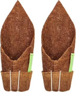 Kit 2 Vaso Suspenso Fibra de Coco Kopin Coquim com Suporte Para Pendurar Orquídeas, Samambaias, Bromélias e Outras Plantas
