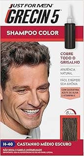 Grecin - Shampoo Tonalizante Grecin 5 Castanho Medio Escuro