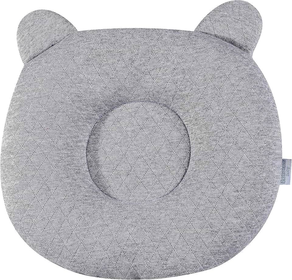 Travesseiro anatomico matelado - cinza, Batistela Baby, Cinza