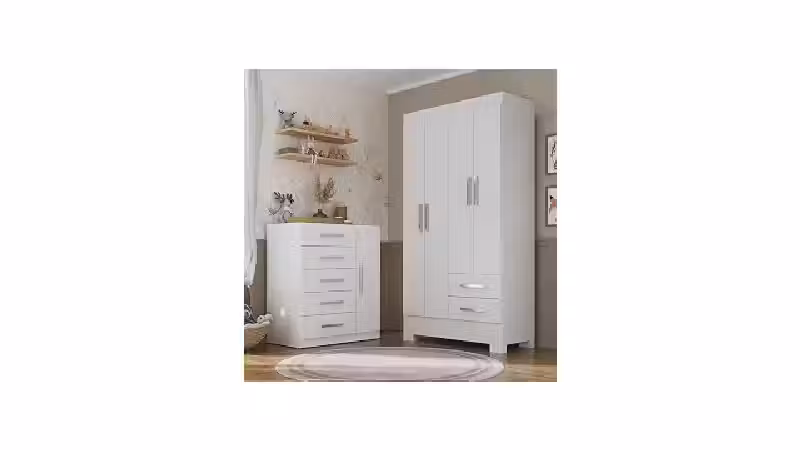 Melhor Cômoda e Guarda Roupa para Bebê: Guia Completo