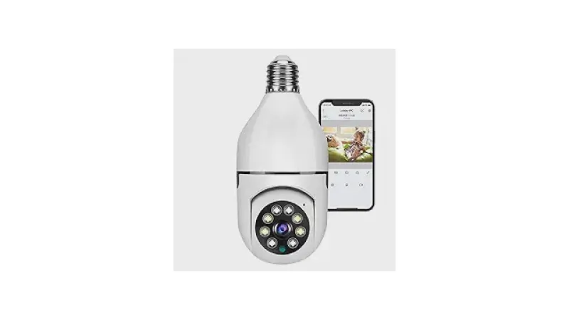 Melhor Lâmpada Câmera 360: Visão Noturna e Alertas Inteligentes