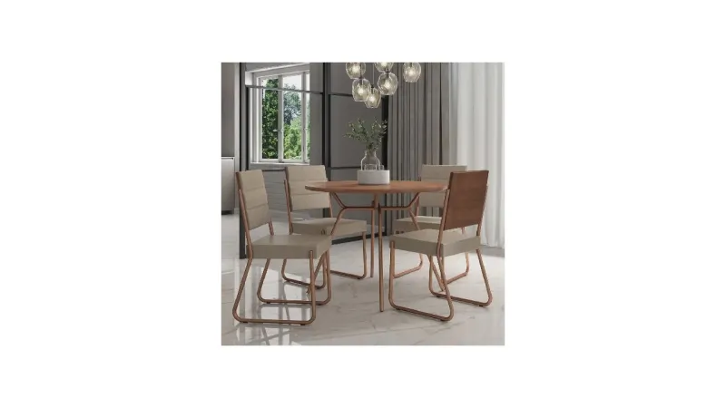 Melhor Mesa de 4 Cadeiras: 10 Modelos para Design e Conforto
