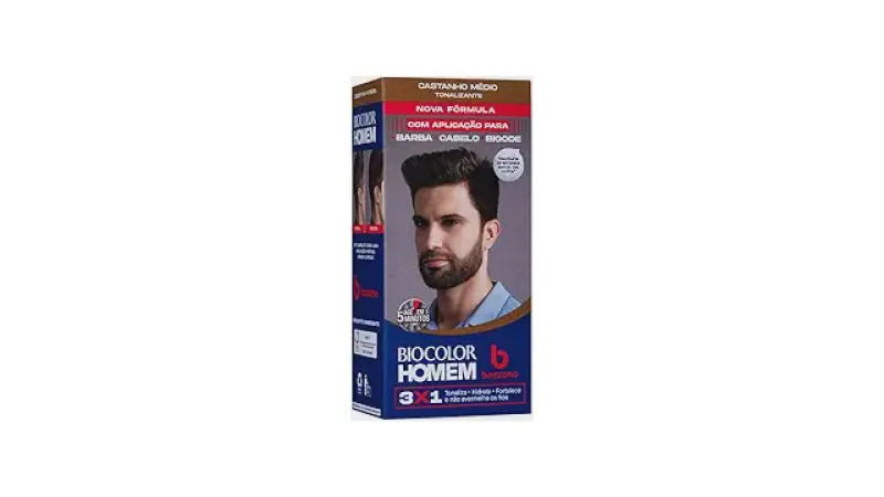 Melhor Tinta para Cabelo Masculino: Guia de Cores e Cobertura