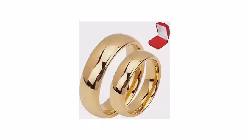 Qual a Melhor Aliança de Casamento? 10 Pares Banhados