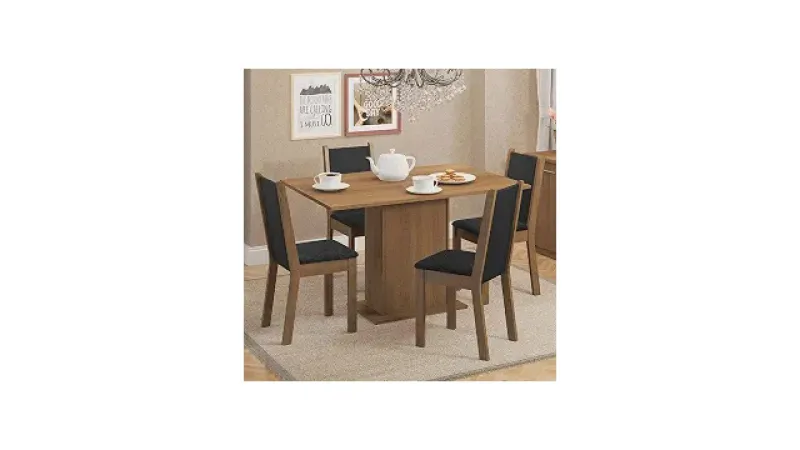 Qual a Melhor Mesa de 4 Cadeiras? Vidro vs Madeira