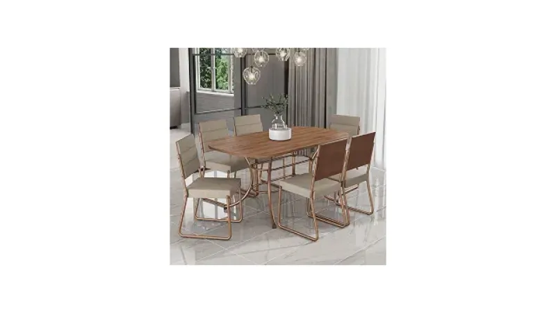 Qual a Melhor Mesa de 6 Cadeiras: Vidro ou Madeira?