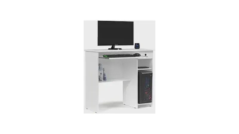 Qual a melhor mesa de computador com prateleiras e gavetas [GUIA]
