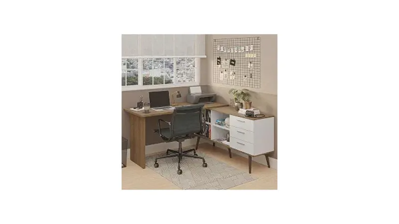 Qual a melhor mesa de computador em l para canto? 10 Modelos Analisados