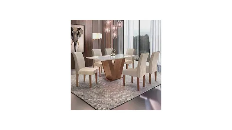 Qual a Melhor Mesa de Jantar de Vidro com 6 Cadeiras?