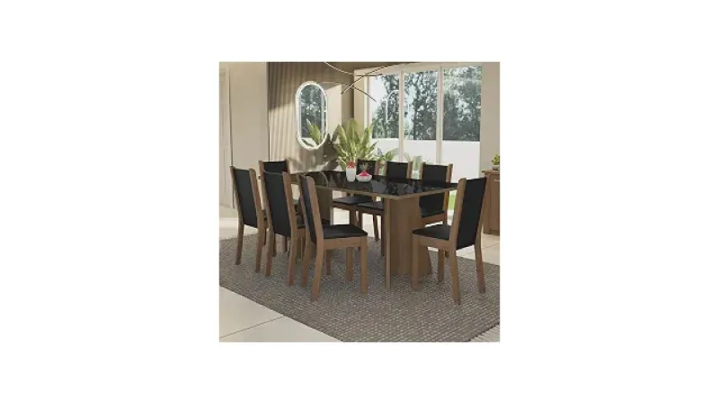Qual a Melhor Mesa de Jantar para 8 Pessoas? Análise