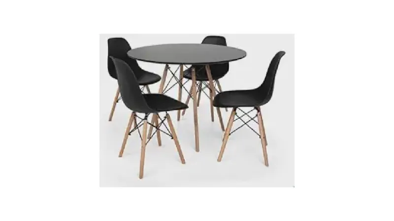Qual a Melhor Mesa Redonda de 4 Cadeiras? Guia por Material e Design