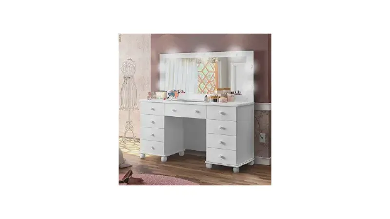 Qual a Melhor Penteadeira com Luzes de Camarim? Guia de Compra