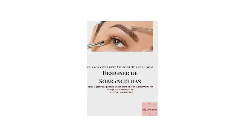 Qual o melhor curso de design de sobrancelha em livro?