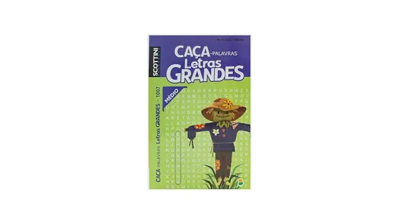 Qual o melhor livro de caça palavras com letras gigantes? Análise dos 6 melhores.