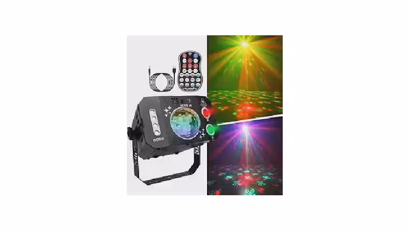 Qual o Melhor Projetor de Luzes para Festas: Laser vs LED e 10 Opções